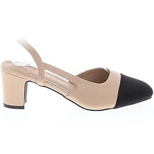 Elegant Two-Tone Slingback Women's Shoes